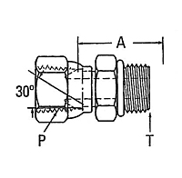 2066 NPSM to SAE O-Ring Boss